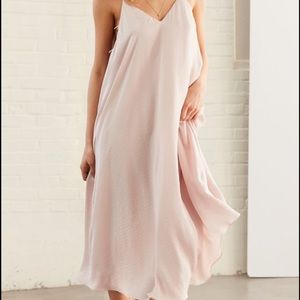 Purple flowing midi dress from Urban Outfitters